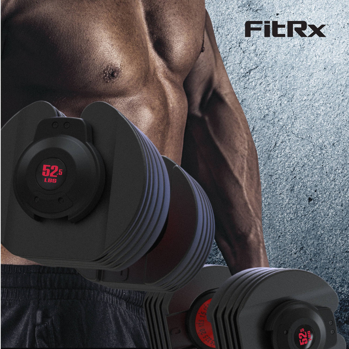 SmartBell Precision: Fitrx Quick-Select Adjustable Dumbbell for Efficient Home Workouts, Quick-Select Convenience: Fitrx SmartBell Adjustable Dumbbell - Elevate Your Fitness Journey