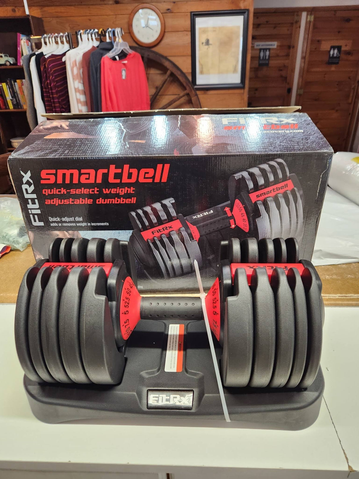 SmartBell Precision: Fitrx Quick-Select Adjustable Dumbbell for Efficient Home Workouts, Quick-Select Convenience: Fitrx SmartBell Adjustable Dumbbell - Elevate Your Fitness Journey