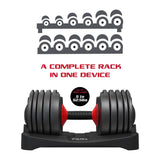 SmartBell Precision: Fitrx Quick-Select Adjustable Dumbbell for Efficient Home Workouts, Quick-Select Convenience: Fitrx SmartBell Adjustable Dumbbell - Elevate Your Fitness Journey