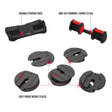 SmartBell Precision: Fitrx Quick-Select Adjustable Dumbbell for Efficient Home Workouts, Quick-Select Convenience: Fitrx SmartBell Adjustable Dumbbell - Elevate Your Fitness Journey