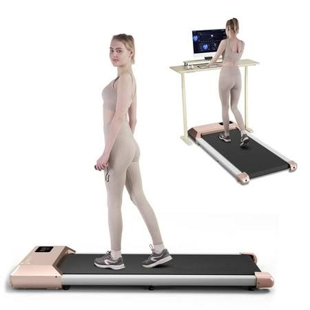 Quiet Fitness Innovation: DeerRun Walking Pad Treadmill 2.5hp - 2 in 1 Walking and Jogging Experience, Under Desk Fitness Revolution: DeerRun Walking Pad Treadmill - Ultra-Quiet with Remote Control,