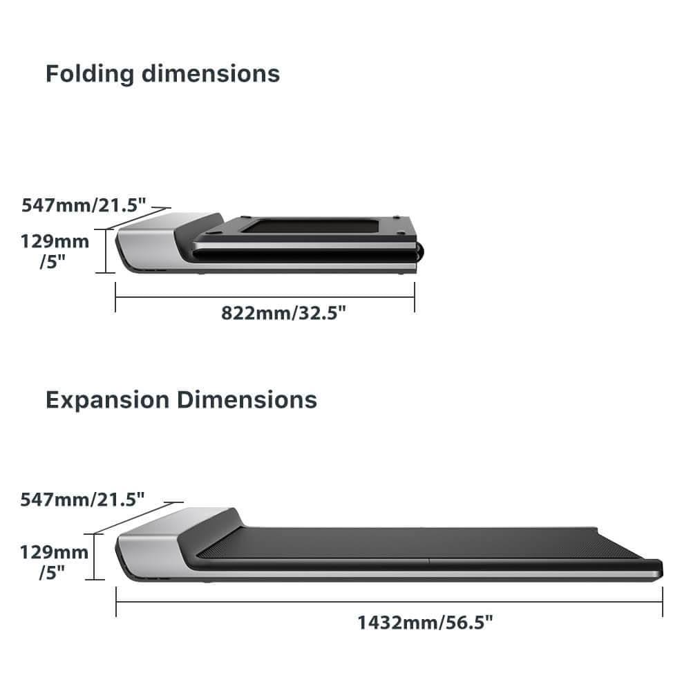 Compact Fitness Revolution: WalkingPad P1 Folding Under Desk Treadmill - Perfect for Home-Gym or Office, Whisper-Quiet Exercise: WalkingPad P1 - Compact Folding Treadmill for Home-Gym or Office Use