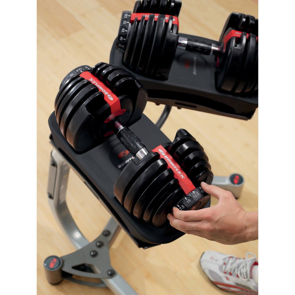 Achieve Total-Body Strength: Bowflex SelectTech 552 Adjustable Dumbbell Set for Versatile Workouts, Smart Fitness Choice: Bowflex SelectTech 552 Dumbbell Set - Adjustable Weights for Every Exercise