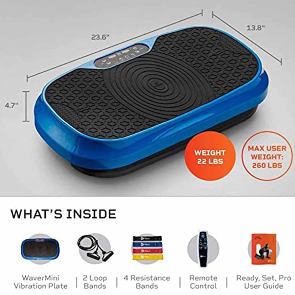 Powerful Vibrations in Blue: LifePro Fitness Waver Mini Vibration Plate - Compact and Effective, Blue Bliss Workout: LifePro Fitness Waver Mini Vibration Plate Exercise Machine,  Elevate Your Exercise: LifePro Fitness Waver Mini Vibration Plate