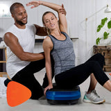 Powerful Vibrations in Blue: LifePro Fitness Waver Mini Vibration Plate - Compact and Effective, Blue Bliss Workout: LifePro Fitness Waver Mini Vibration Plate Exercise Machine,  Elevate Your Exercise: LifePro Fitness Waver Mini Vibration Plate