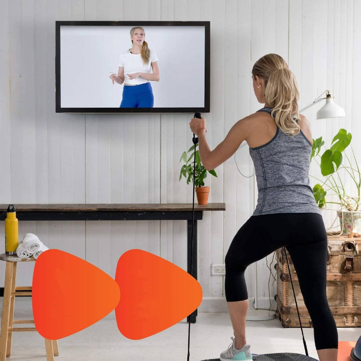 Powerful Vibrations in Blue: LifePro Fitness Waver Mini Vibration Plate - Compact and Effective, Blue Bliss Workout: LifePro Fitness Waver Mini Vibration Plate Exercise Machine,  Elevate Your Exercise: LifePro Fitness Waver Mini Vibration Plate