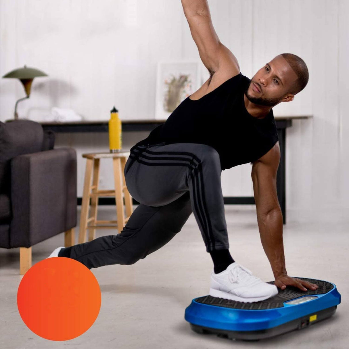 Powerful Vibrations in Blue: LifePro Fitness Waver Mini Vibration Plate - Compact and Effective, Blue Bliss Workout: LifePro Fitness Waver Mini Vibration Plate Exercise Machine,  Elevate Your Exercise: LifePro Fitness Waver Mini Vibration Plate
