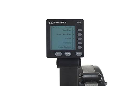 Achieve a Total-Body Workout: Concept2 Model D - Black Indoor Rowing Machine with Advanced PM5 Display, Maximize Your Fitness: Concept2 Model D Rowing Machine - Black with PM5 Display for Performance Tracking